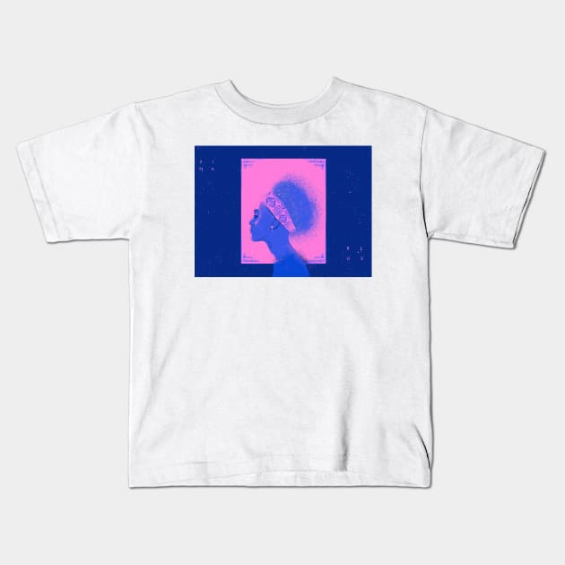 Zima Blue Kids T-Shirt by Mr.Donkey